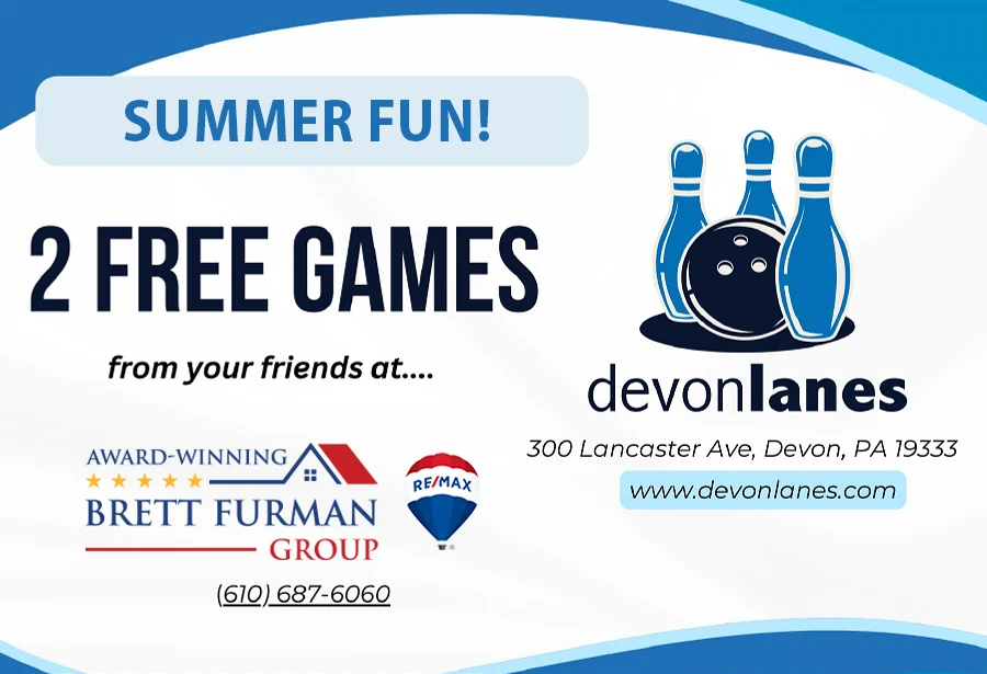 2 Free Bowling Games at Devon Lanes from Brett Furman Group